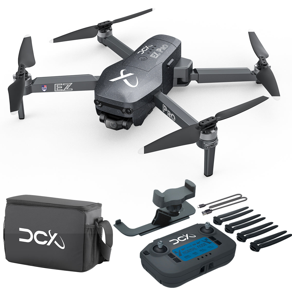 EZ Pro Camera Drone with 4K UHD from DCX Unlimited – DCX Unlimited